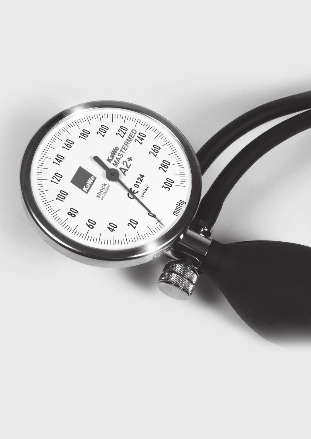 Blutdruckmessgeräte Blood Pressure Measuring Devices Manometer Made in Germany stoßfest nach DIN EN ISO 81060-1 überdrucksicher Skala Ø 60 mm Manometer Made in Germany shock protected in accordance
