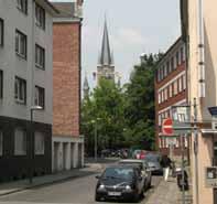 13 2.3 PRÄGNANTE BLICKBEZÜGE Sichtbezüge auf Achsen sind in Aachen selten; außerhalb des Alleenrings sind einige Radiale (Adalbertsteinweg, Krefelder Straße, Jülicher Straße, bei den ersten beiden