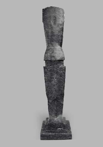 17 cm Kopf 1964, Bronze, H.
