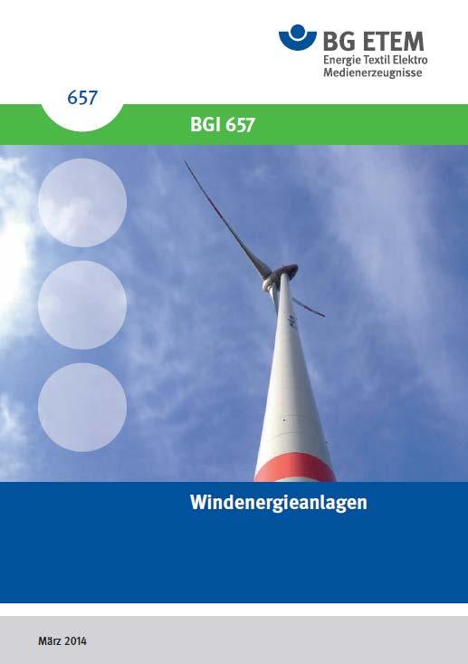 DGUV Information 203-007 Windenergieanlagen