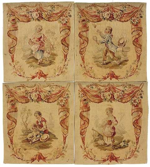 3004* Folge von 4Kissenblättern, Frankreich, Napoleon III.