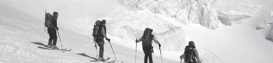 Der wenige Schnee in diesem Winter gestaltete die Tourenfindung für die Skitouren sehr schwierig.