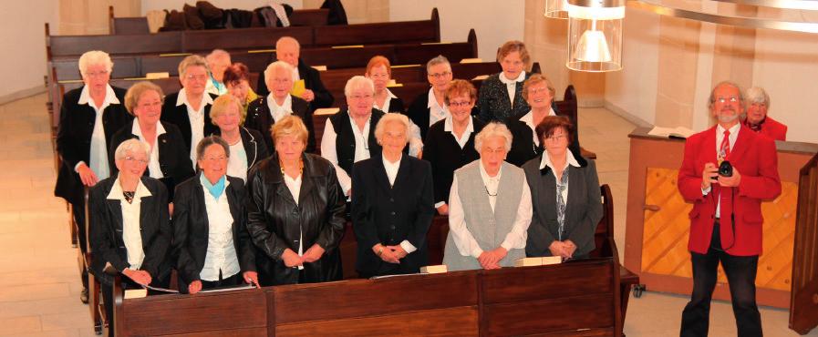 Der Frauenchor bei der Feier zu seinem 85. Geburtstag am 09. November 2014 Ich singe Dir mit Herz und Mund 86 Jahre lang bereicherte der Evangelische Frauenchor unser Gemeindeleben.