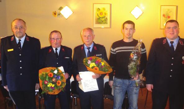Zugehörigkeit Jahreshauptversammlung Ortsfeuerwehr Liega am 07.02.