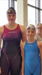 Maurice und Michelle Schonert nahmen erfolgreich an den rheinland-pfälzischen Schwimmmehrkämpfen