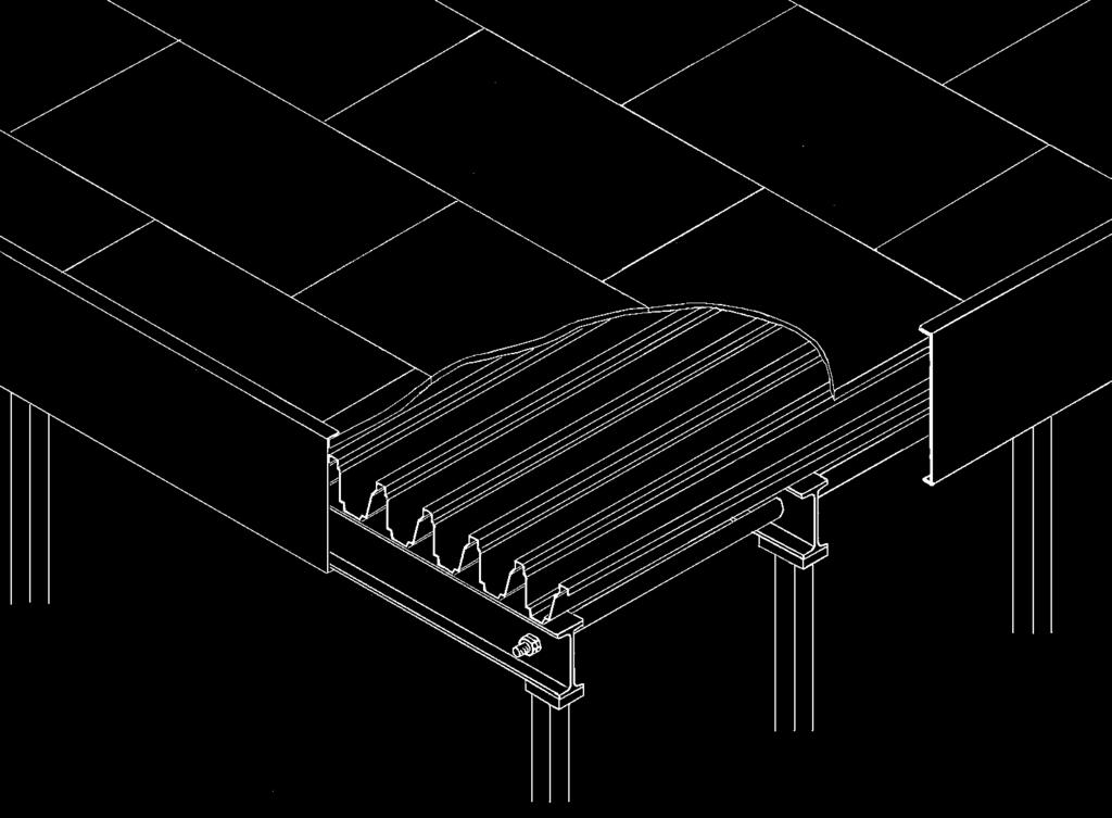 Belag nach Wahl Trapezblech 2. TIXIT-System-Lagerbühne Stahl-Trapezblech Für hohe Belastungen von 750 kg/m 2 bis 1500 kg/m 2 und große Spannweiten.