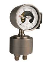 Membran-Feder-Chemiemanometer für Differenzdruck überlastbar Anwendung Zur Differenzdruckmessung bei niedrigem Differenzdruck und hohem statischen Druck.