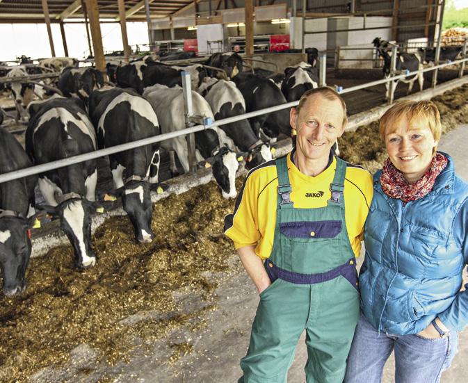 So wie Hans-Erich und Renate Grünberg haben in den letzten Jahren viele Milcherzeuger in Schleswig-Holstein neue Ställe gebaut.