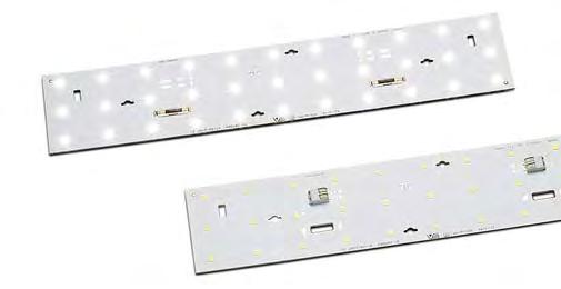 93 On-board-Steckklemmen Verwendung externer LED-Konstantstromtreiber erforderlich Abmessungen (LxB): 280x55 mm Betriebstemperatur: 20 bis 75 C Effizienz: bis zu 186 lm/w 120 Best.-Nr.