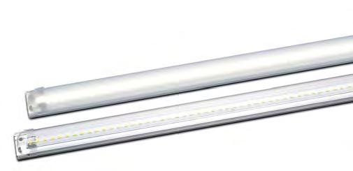 Das Lichtmodul ist mit bis zu 5 verdrahten SMD-Modulen in Längen von 305 bis 1429 mm erhältlich und damit ein idealer Baustein für Lichtbänder mit LED.