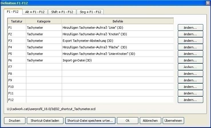 6.3 GSI-Datei in cadwork 3d einlesen -Im Cadwork 3d kann über die Funktionstasten der Import einer GSI-Datei gestartet werden.