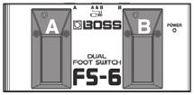 5 FOOT CONTROL Wenn Sie einen Fußschalter anschließen (BOSS FS-6, FS-7, FS-5U; zusätzliches Zubehör), können Sie per Fuß den LOOPER steuern (S.