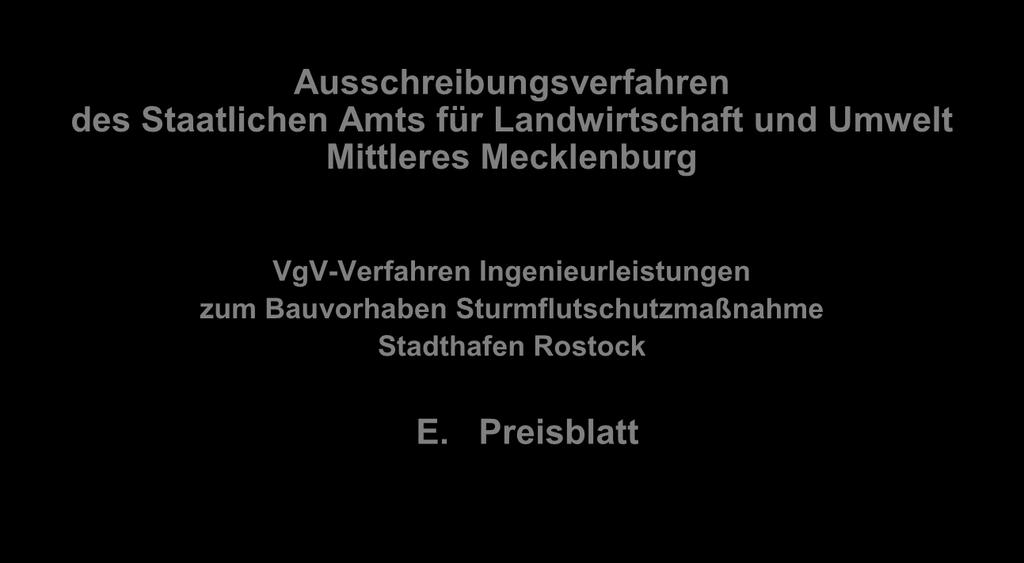 Final Ausschreibungsverfahren des Staatlichen Amts für Landwirtschaft und Umwelt Mittleres Mecklenburg