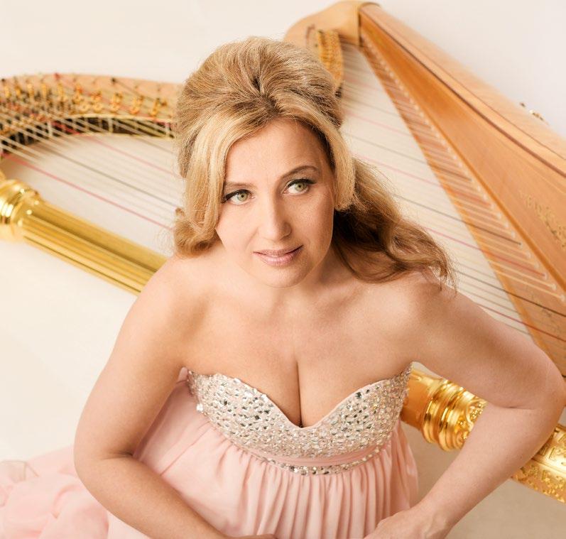 Jana Boušková Ihrer singenden Harfe zuzuhören ist ein Erlebnis. Die Tschechin ist eine absolute Ausnahmeerscheinung mit ihrem Instrument.