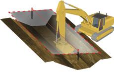 Trimble GCSFlex Grade Control System Das Trimble GCSFlex Maschinensteuerungssystem liefert Ihnen klare Informationen zur Neigungsführung direkt in die Fahrerkabine, sodass Sie schneller und präziser