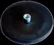 Magnetscheiben rutschfest Werkstoff: Magnet NdFe, Eisen St37, Sanrene nwendung: Magnetisches aftsystem zum Einsatz auf lechen mit