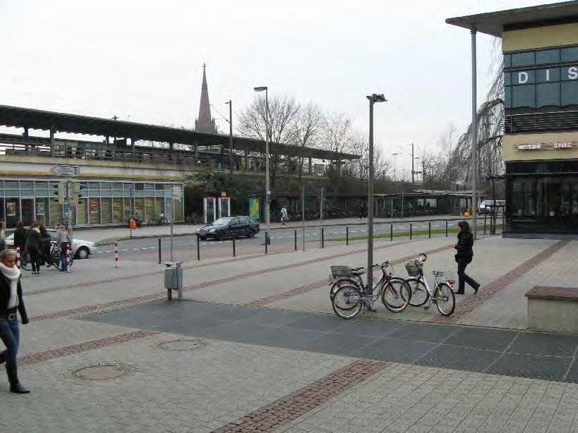 Bahnhof Delmenhorst Lagebild / Präventionsempfehlungen Blick auf den nördlichen