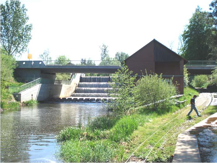 Buchholz Rietzedammbrücke Brücke B 179 Wehranlage Leibsch Überfallwehr - Bestehende