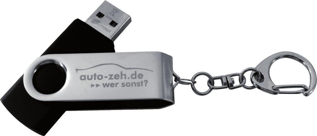 USB-Stick Artikelnummer: 10 641 000 Maße: ca. B 19 x L 55 mm Tel.