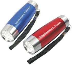 Kunststoff 000 Stück auf Anfrage, Druckgruppe 1 1 2,15 2,10 2,00 TL-02-01 blau TL-02-04 rot Taschenlampe