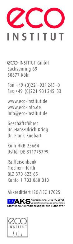 eco-institut GmbH Sachsenring 69 50677 Köln timura Holzmanufaktur GmbH Am Alten Stolberg 4 06548 Rottleberode Prüfbericht Nr. 21855-1 Auftraggeber: Probenbezeichnung lt.