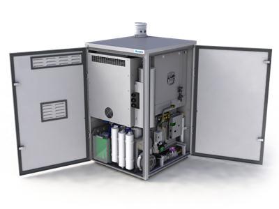 Brennstoffzelle BlueGen Technische Daten Strom: 0,5 2,0 kw el Wärme: 0,6 kw th Erdgas: ca.