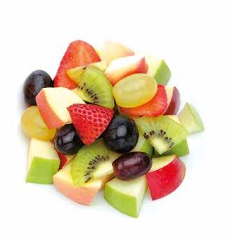Nur ausgewählte und tiefgefrorene Früchte höchster Qualität in zahlreichen verschiedenen Geschmackssorten.