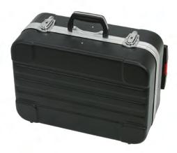 Polyestergewebe ABS Hartschalen-Werkzeugkoffer stabiler Hartschalenkoffer aus schlagfestem Kunststoff 1 Werkzeugtafel zur individuellen