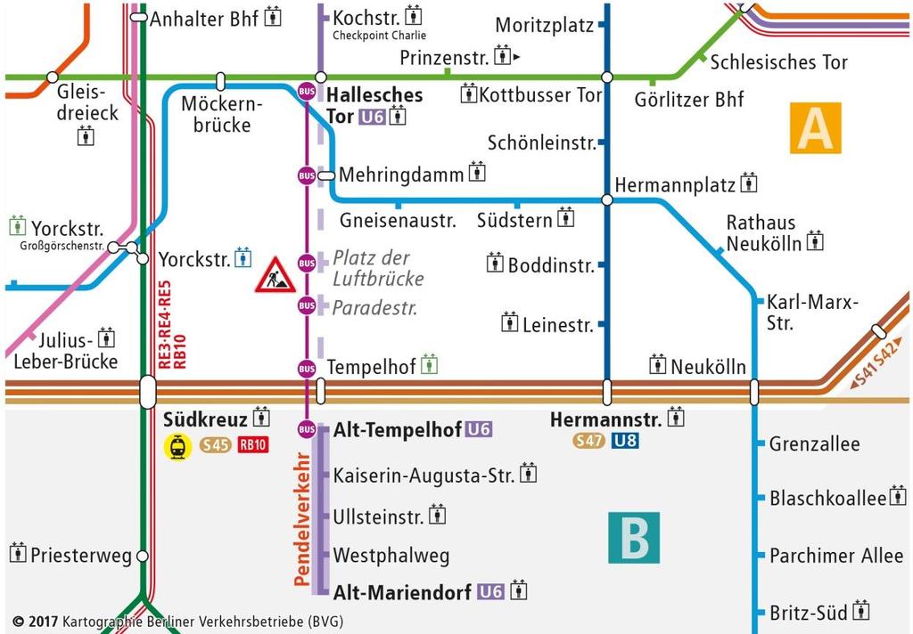 Phase Der Bus ist die barrierefreie Verbindung zwischen den U-Bahnhöfen Kaiserin-Augusta-Str. und. Phase II.0.