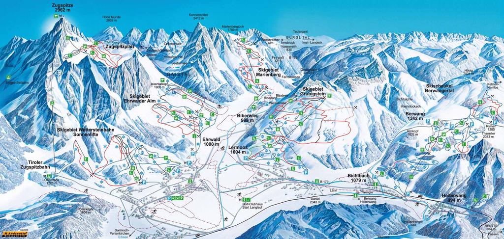 Facts Tiroler Zugspitz Arena 139 Pistenkilometer Perfekt präpariert 58 Bergbahnen verteilt auf 7 Skigebiete 3