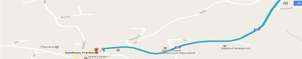 linker Hand ).Wir folgen der Strasse bis Obermaiselstein. In Obermaiselstein biegen wir links auf die Passstr.