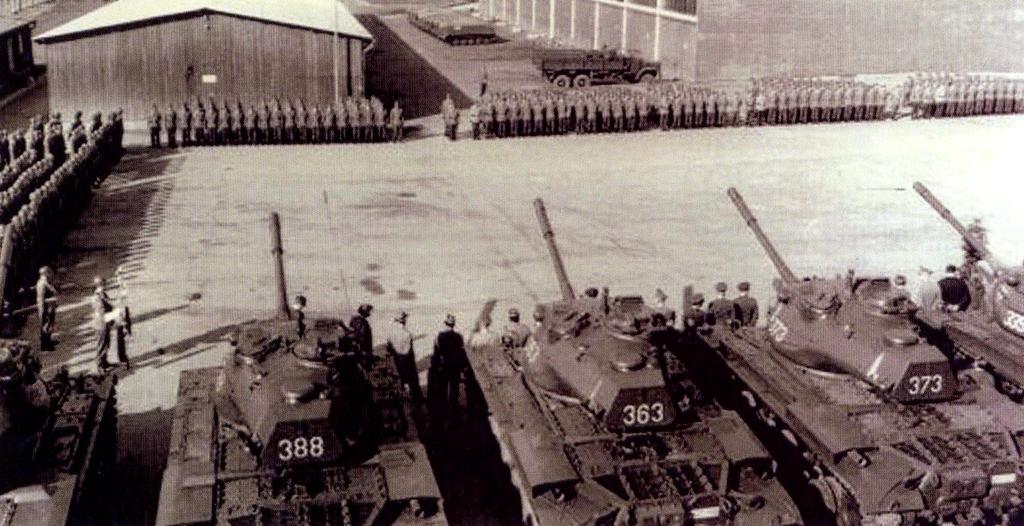 16.04.1963 - Unterstellungswechsel von der 1. Luftlandedivision, Esslingen - zur 12. Panzerdivision in Tauberbischofsheim - Unterstellung des Panzerbataillons 273 unter die 12.