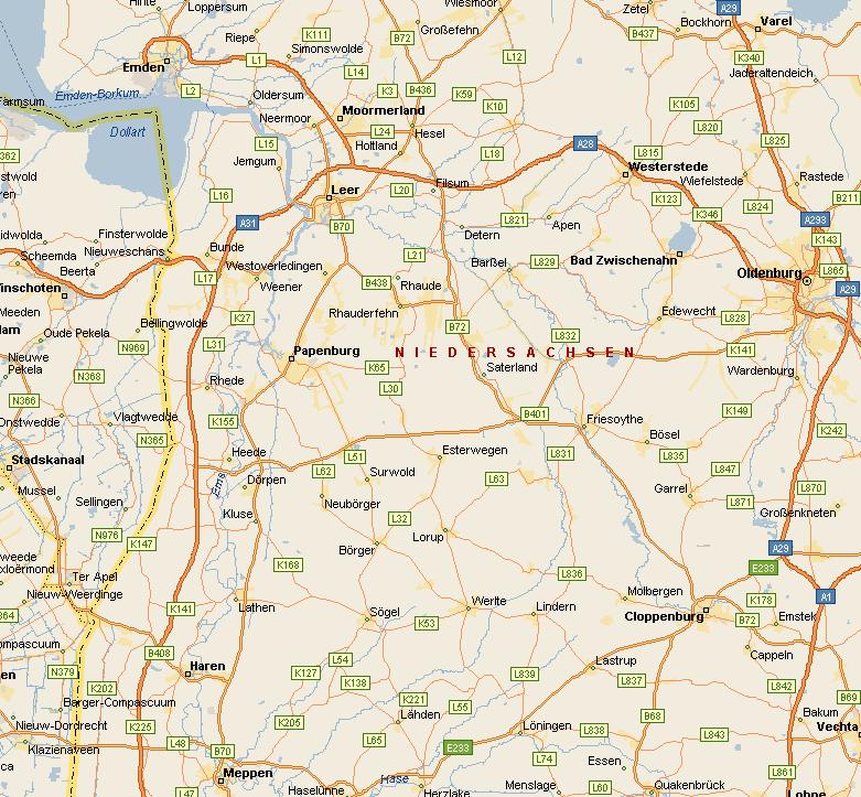 2.2 Makrostandort Papenburg Papenburg mit seinen ca. 35.000 Einwohnern befindet sich im Norden des Landkreises Emsland unmittelbar angrenzend an den Landkreis Leer.