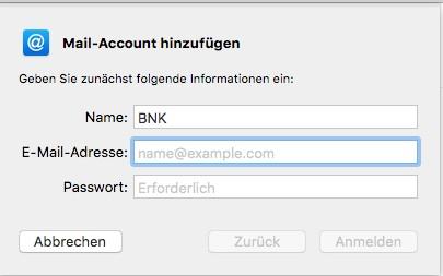 Schritt-für-Schritt Anleitung 1. Öffnen Sie AppleMail über Ihren Dock 2.
