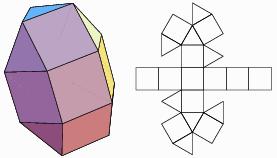 : Pentagonal orthobirotunda J 35 Verlängerte dreiseitige