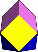 Durch Jim NcNeill wurden 13 konvexe Polyeder gefunden, die derartige goldene Rhomben oder reguläre Polygone als Seitenflächen (R = Rhomben, 3 = Dreiecke, 4 = Quadrate, 5 = Fünfecke, 10 = Zehnecke)