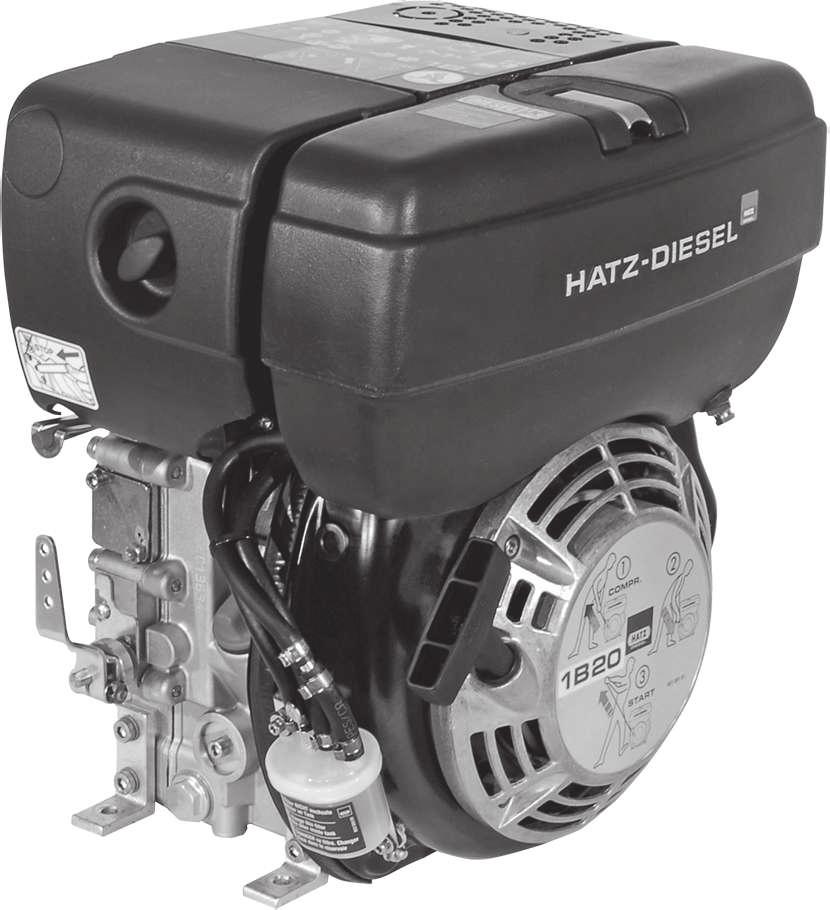 Hatz 1B20 1B30 Dieselmotor Betriebsanleitung Bedienungsanleitung 07/1997 