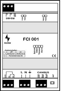 FCI001 FELDMODUL FÜR VERBUNDSTEUERUNG VON 8 BITZER-VERDICHTERN MIT FREQUENZUMFORMERN 1 33 Integrierte Frequenzumrichtersteuerung Anschluss der Frequenzumrichter über galvanisch getrennten