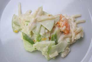 Rohkostsalate mit Salatcreme Farmersalat Waldorfsalat Krautsalat Premium 66042 Apfel-Lauch-Salat Porree-Ringe mit Apfelwürfel in einer