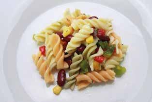 Curry-Salatcreme 85564 Bunter Nudelsalat Bunte Spiralnudeln (38%), Paprika, Mais, Kidneybohnen,