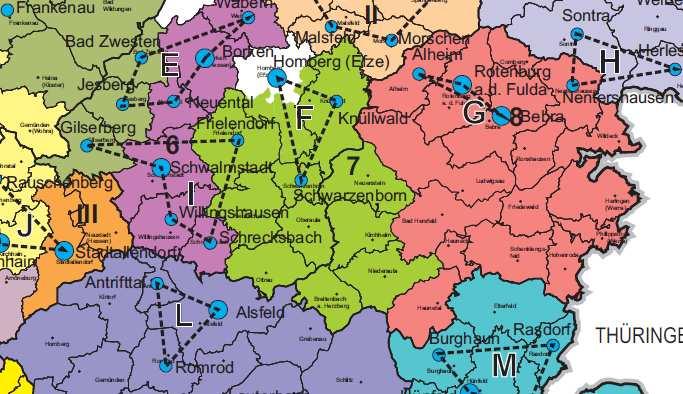 Regionale Daseinsvorsorge - Hessen Stichwort Interkommunale Kooperation Fortschreibung Landesentwicklungsplan Gutachten zur zentralörtlichen Struktur fordert verstärkte interkommunale