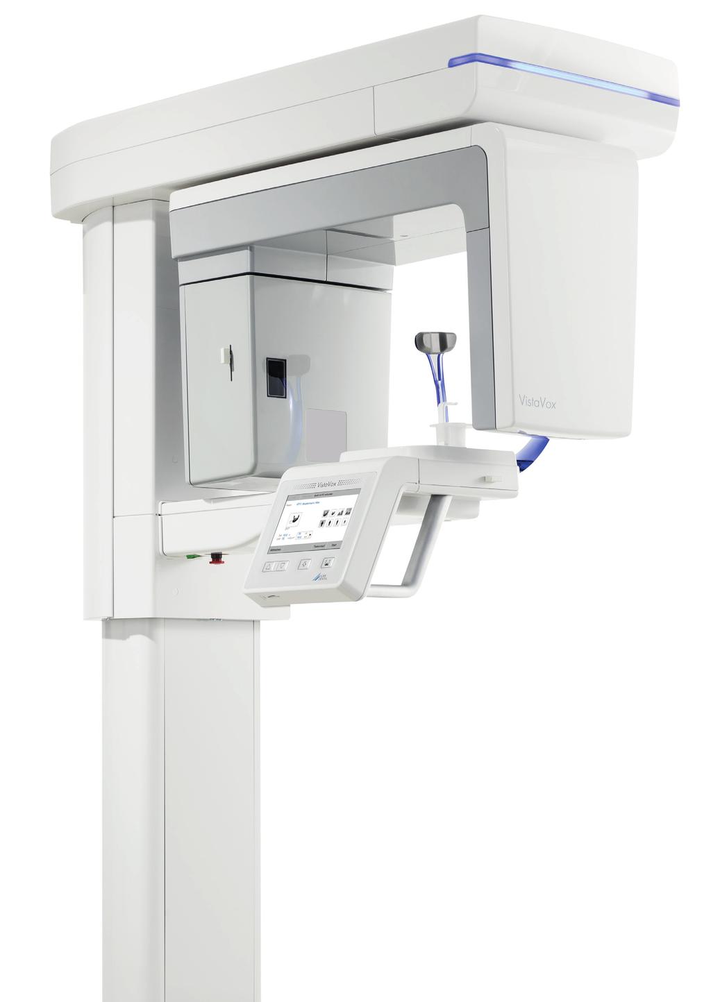 Diagnostik weitergedacht VistaVox S kombiniert Diagnosesicherheit mit Effizienz und geringer Strahlung Darauf kommt es an: Ideales 3D-Abbildungsvolumen in Kieferform Hervorragende 2D- und