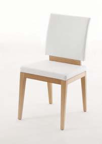 2 Stuhl Der formschöne Stuhl komplettiert das Ancona Ensemble und rundet