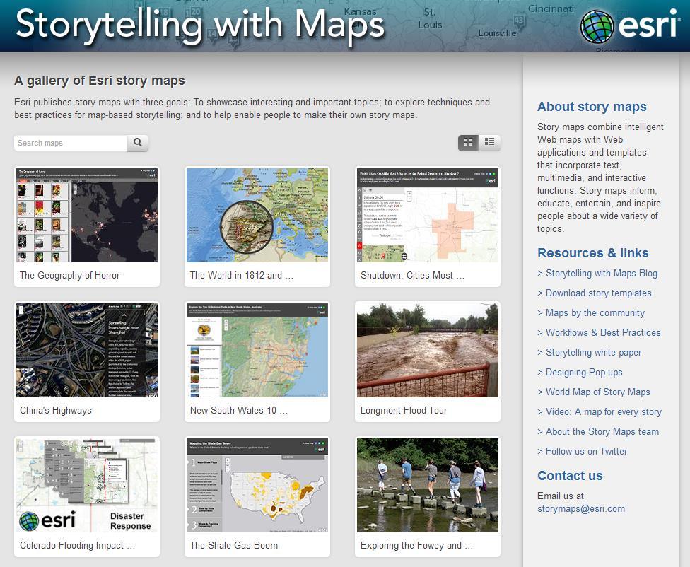 Storymaps!