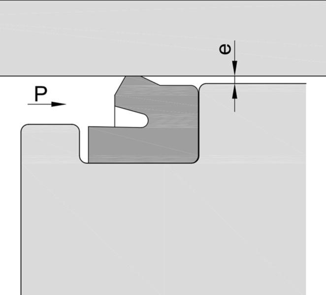 3. ZULÄSSIGES SPALTMASS Als Spaltmaß oder auch Dichtspalt e wird der Spalt zwischen den Maschinenbauteilen bezeichnet, also der Abstand zwischen Zylinderbohrung und Kolben bzw.
