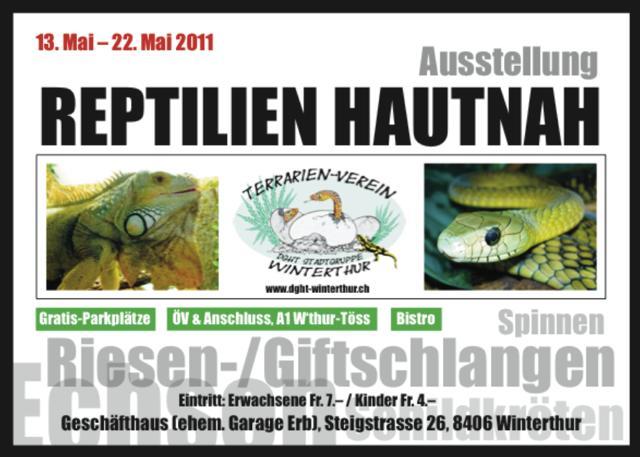 Sponsoring-Anfrage Ausstellung Reptilien hautnah vom 13. - 22.