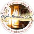 Orgelmarathon 27 Veranstaltungsreihe Orgelmarathon Liebe Gemeindebrief-Leserinnen und Leser, der Orgelmarathon zur Finanzierung unserer Orgelreinigung und überarbeitung geht weiter.