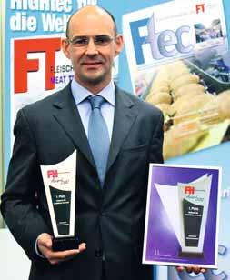 Mit dem Fleischerei Technik Award 2012 zeichnete der Verlag erstmalig Innovationen aus, die einen nachhaltigen Vorteil für die Fleisch verarbeitenden Betriebe und die Qualität der Produkte