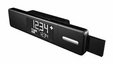 1. mywellness key DE Die Hauptbestandteile von mywellness key sind: f d a. Display b. Navigationstaste c. USB-Steckverbindung d. USB-Schlitten e. Clip f.