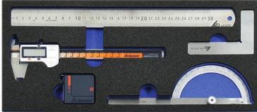 tlg. 496.9.6 WERKZEUGEINSTZ ZNGEN-STZ, VDE ISOLIERT Hartschaumeinsatz, zuschneidbar (6 39 3mm).